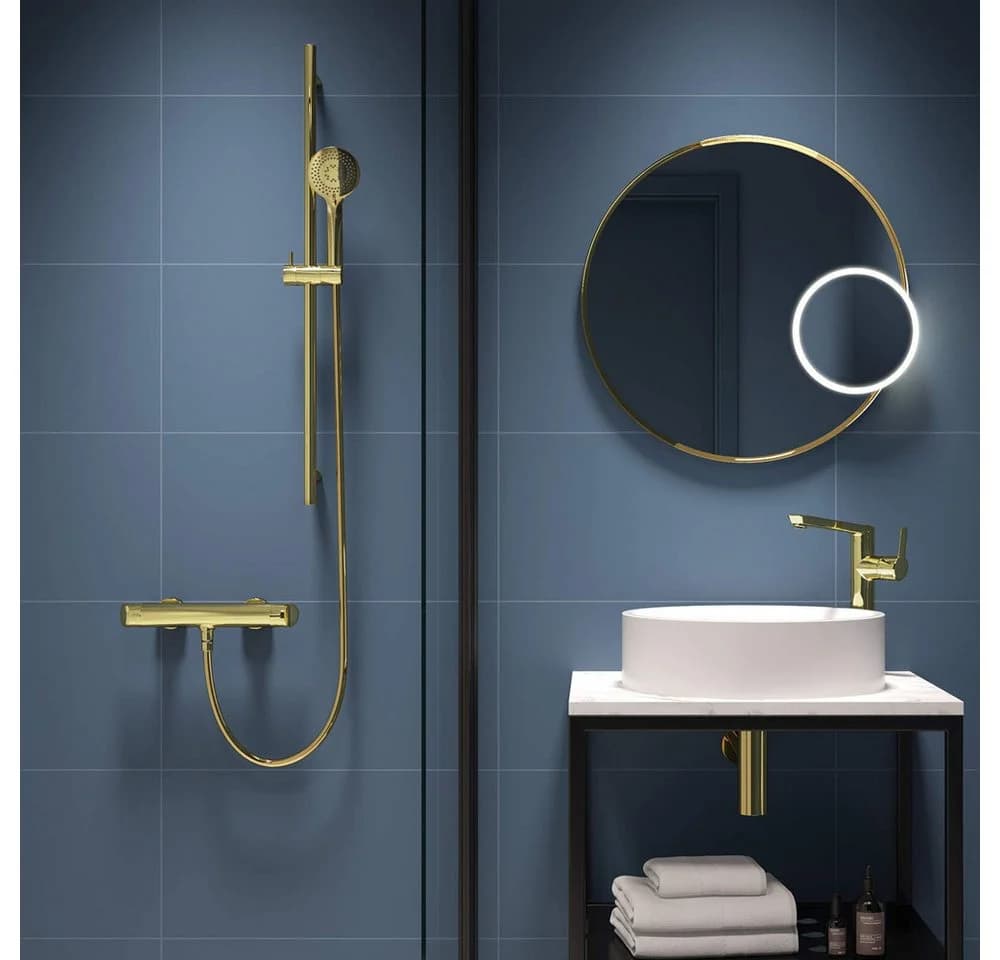 Lomadox Duscharmatur ARNIKA-30 Modernes Duschsystem Gold