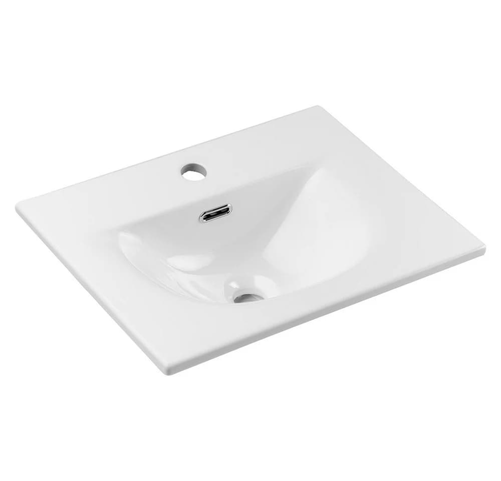 Lomadox Waschtisch NEWPORT-56-CASHMERE mit Keramikwaschbecken