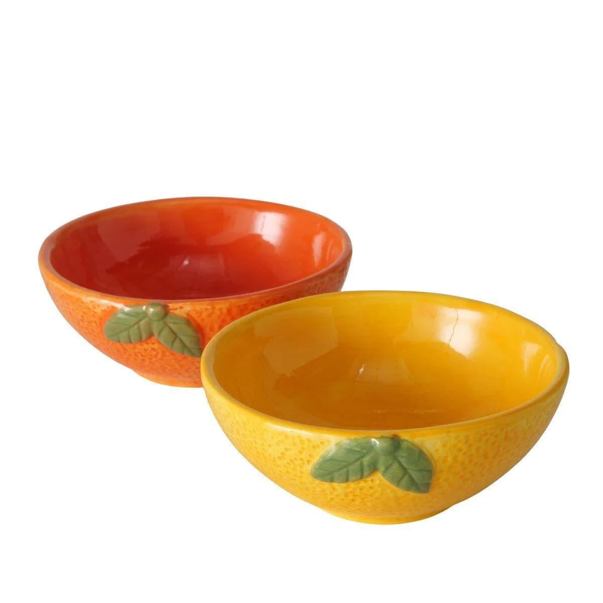 Schale ORANGE Steingut Orange