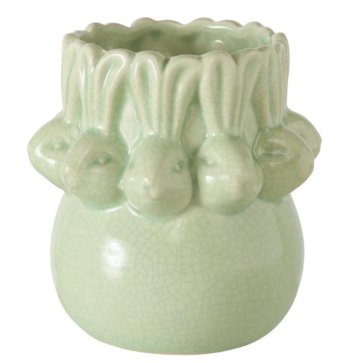 Vase ERNY Grün Steingut