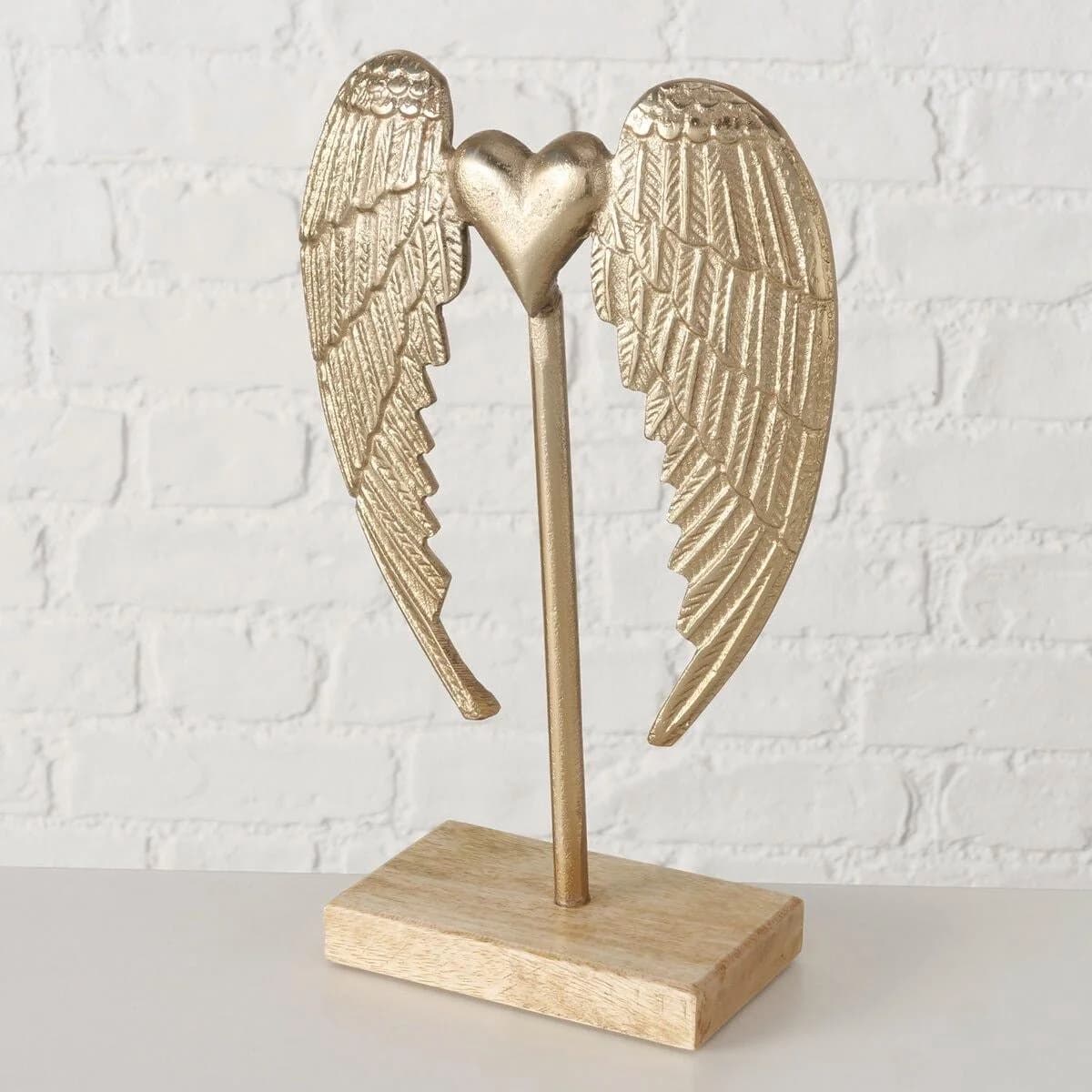 Dekofigur OTTO HOME Lovangel Gold Mangoholz Metall