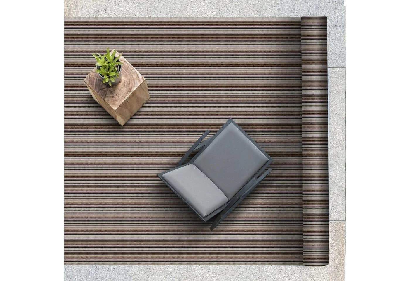 Karat Outdoorteppich Tarquinia Streifen Design Innen Außen