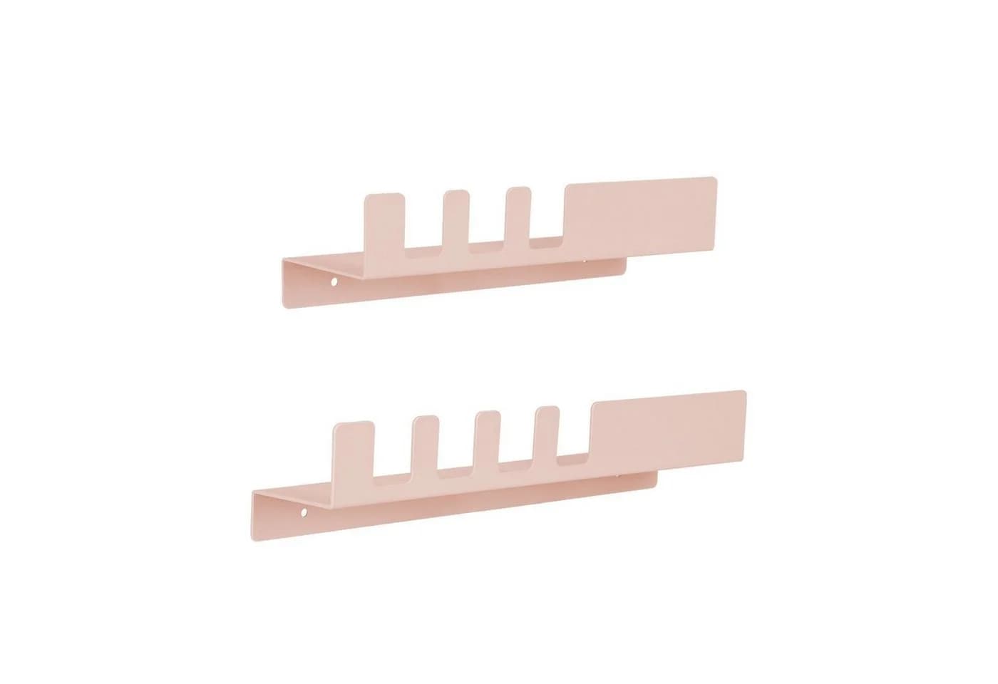 Karat Wandregal Agnes 2er Set Metall Grün/Rosa