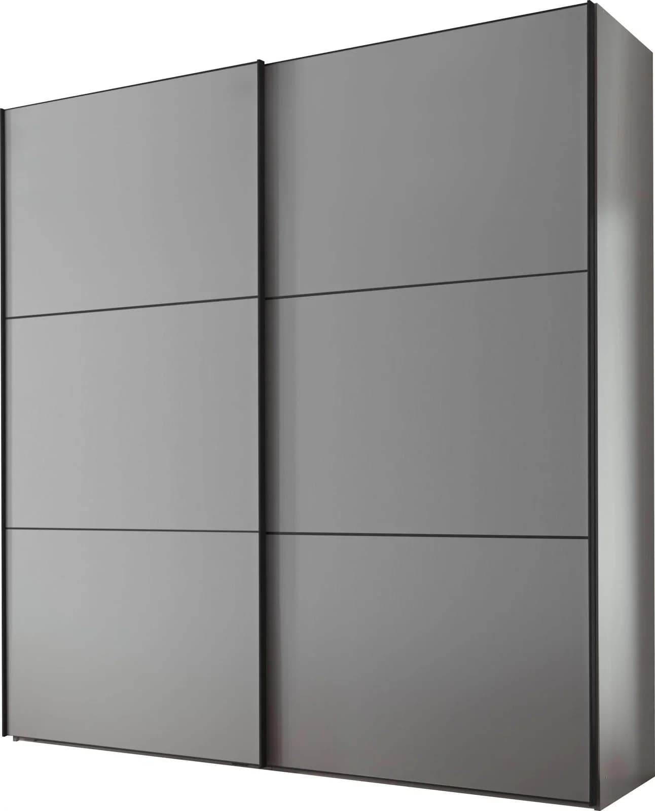Moderner Schwebetürenschrank aus Holzwerkstoff in Saphir