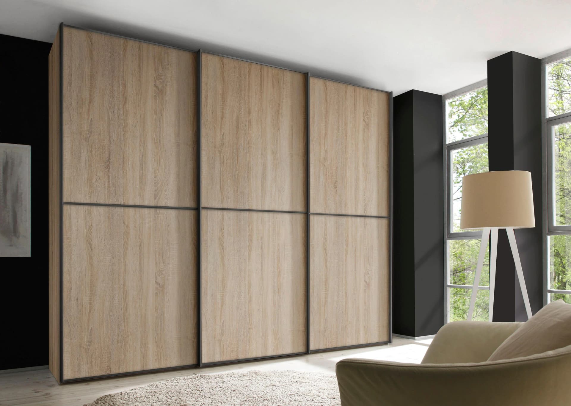 Schwebetürenschrank STAUD Sinfonie Plus Sonoma Eiche