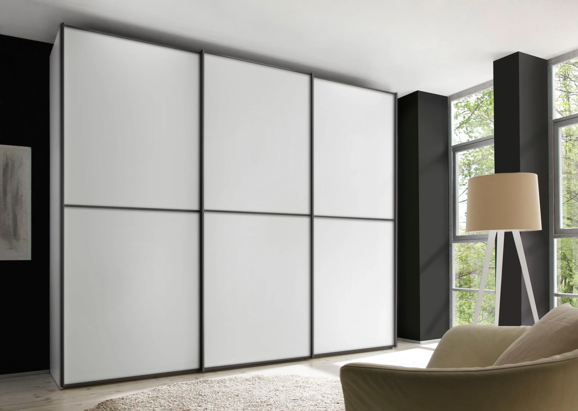STAUD Schwebetürenschrank Sinfonie Plus Weiß