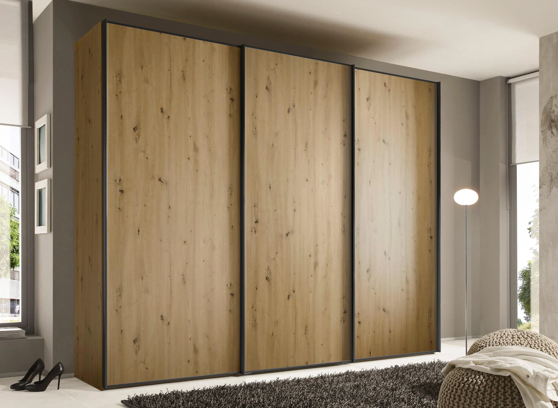 Schwebetürenschrank STAUD Sinfonie Plus Artisan Eiche