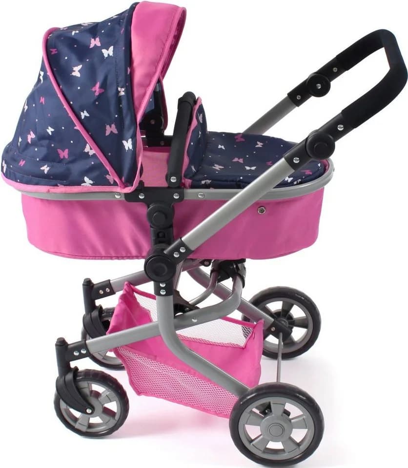 CHIC2000 Kombi-Puppenwagen Mika Butterfly Rosa