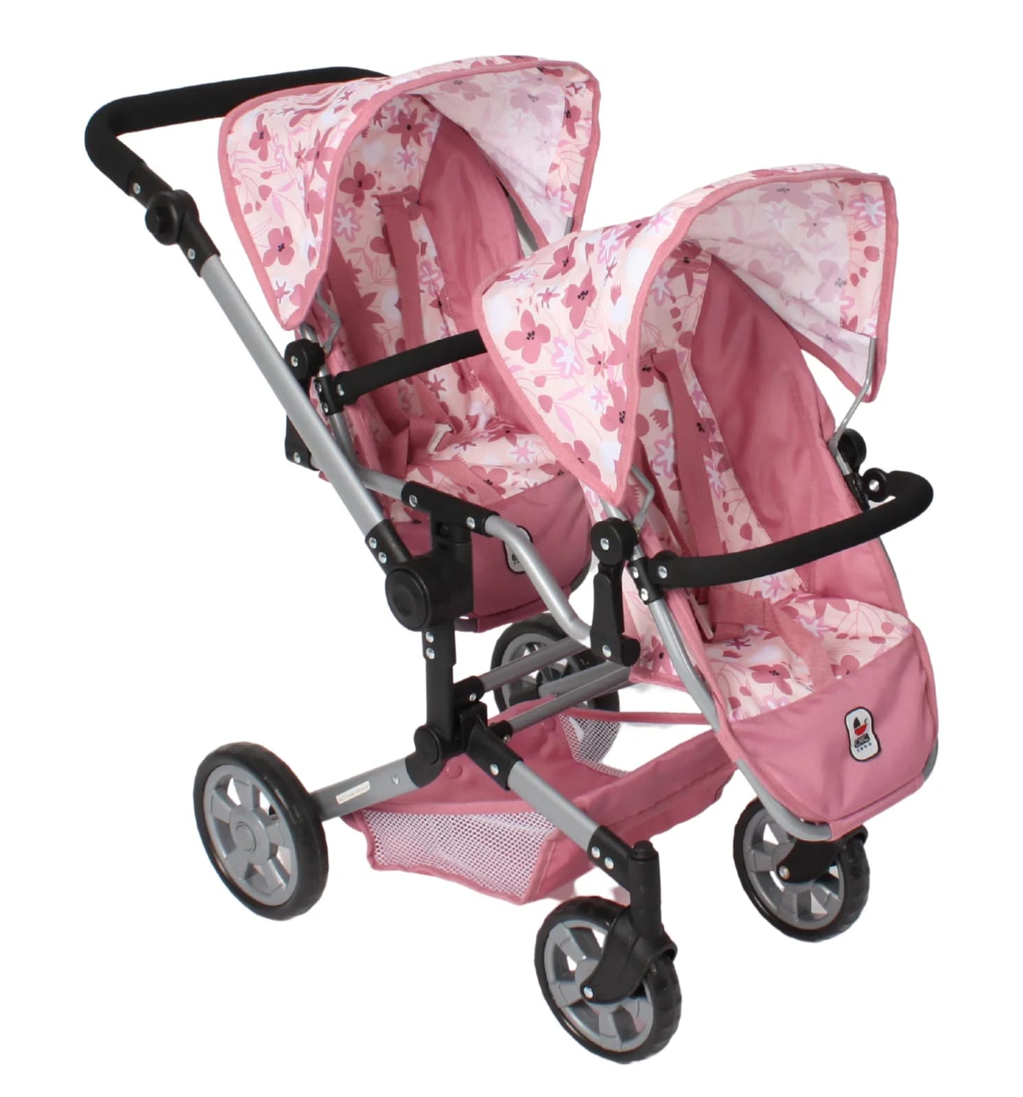 CHIC2000 Puppen-Zwillingsbuggy Linus Duo Rosa
