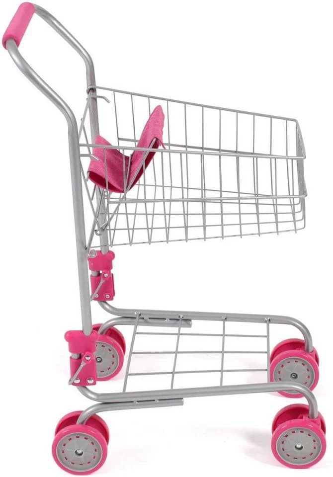 CHIC2000 Spiel-Einkaufswagen Pink mit Puppensitz