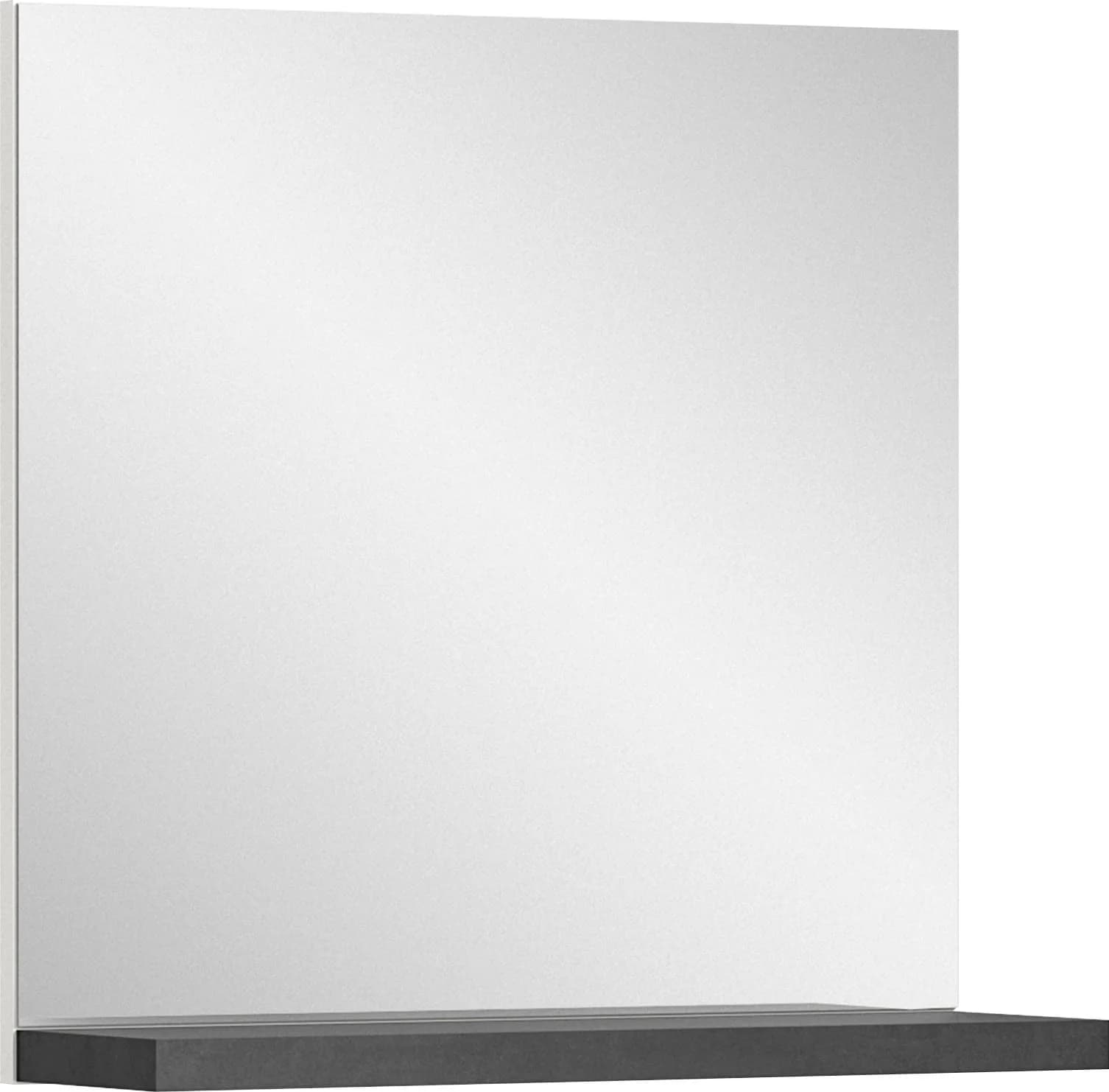 Wandspiegel INOSIGN Skoskap 60 cm Ablageboden Industrial Grau
