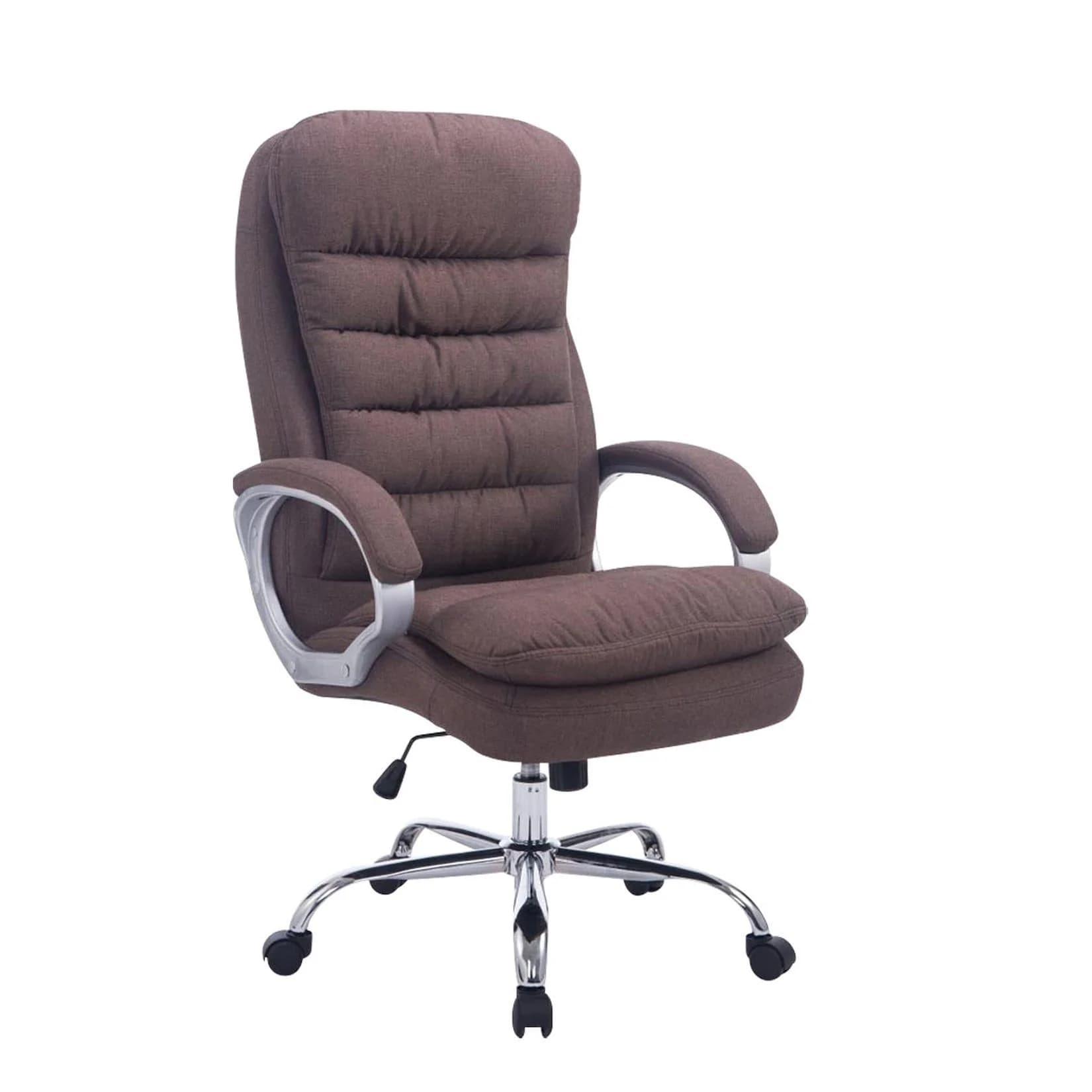 TPFLiving Bürostuhl BIG Vancom Stoff Braun XXL