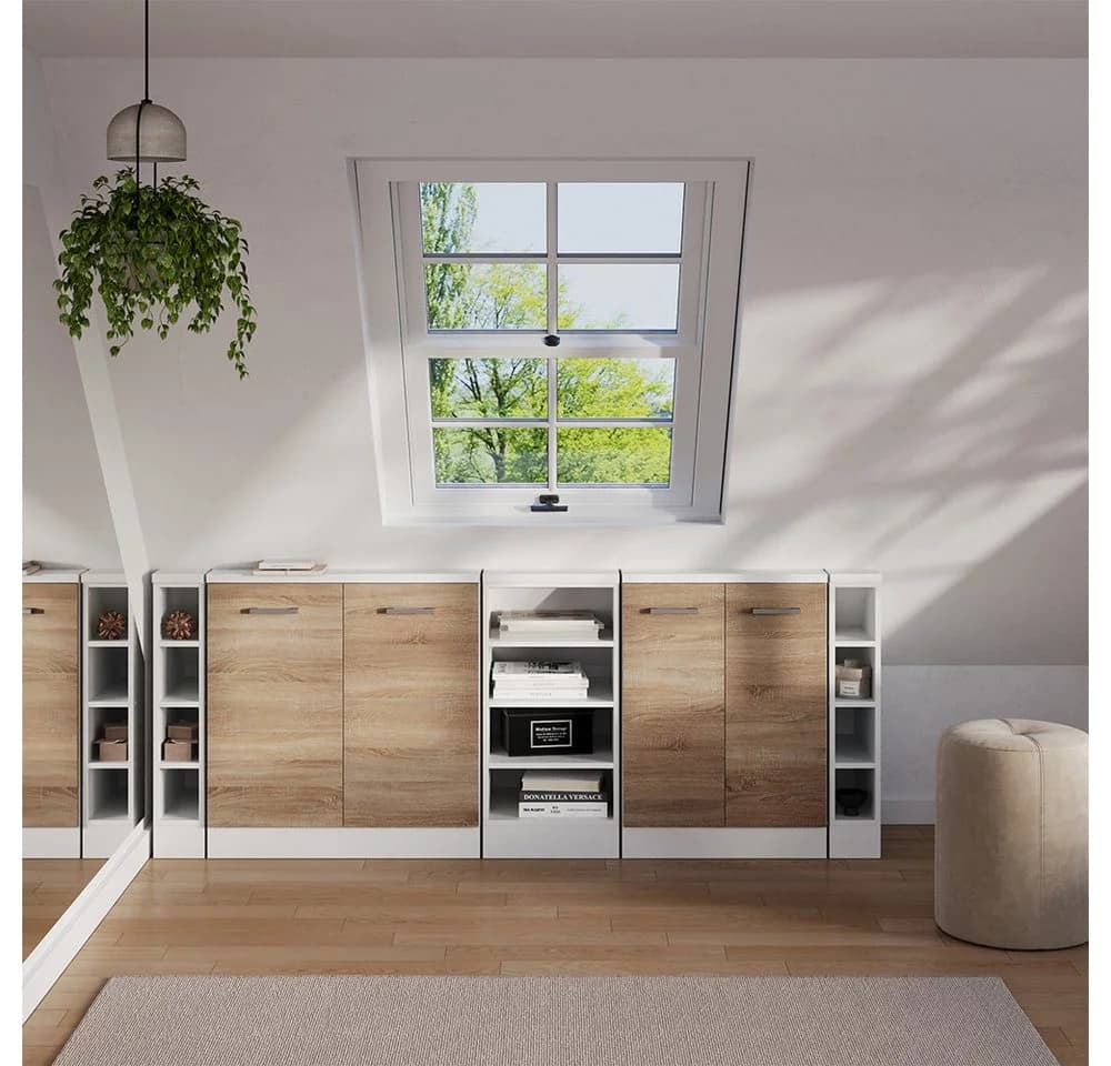 Vicco Kommode Rion Dachschrägenschrank 5er Set