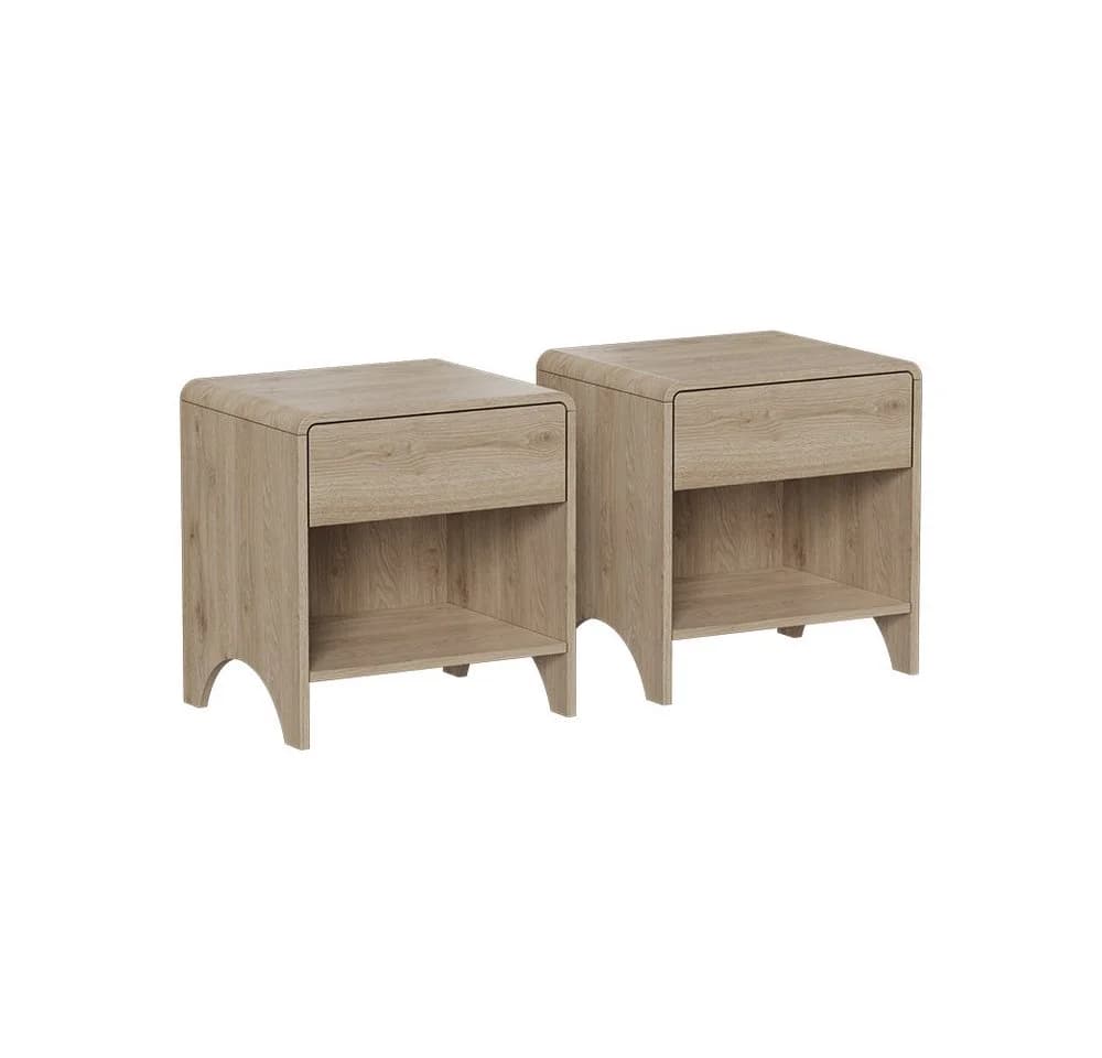 Vicco Nachtschrank Oaki Eiche 2er Set