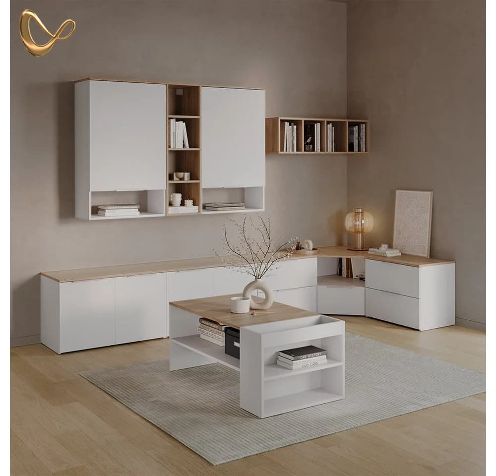 Livinity Lowboard Piave Weiß Sonoma