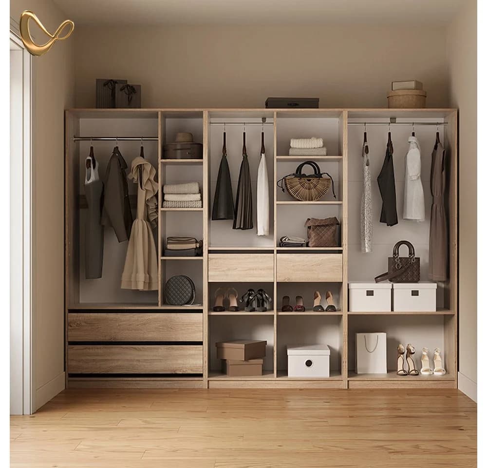 Livinity® Garderobenschrank Trento 2er Set Sonoma