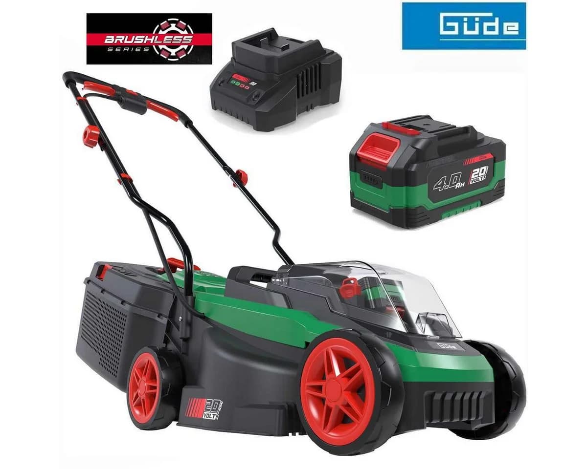 Güde Akkurasenmäher City 320/20-4 mit Akku 4.0 Ah / Ladegerät, 20V 32cm