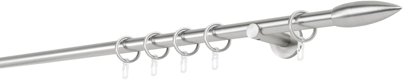 Gardinenstange MYDECO 20mm Cardo Wandträger 6,5 cm Silber