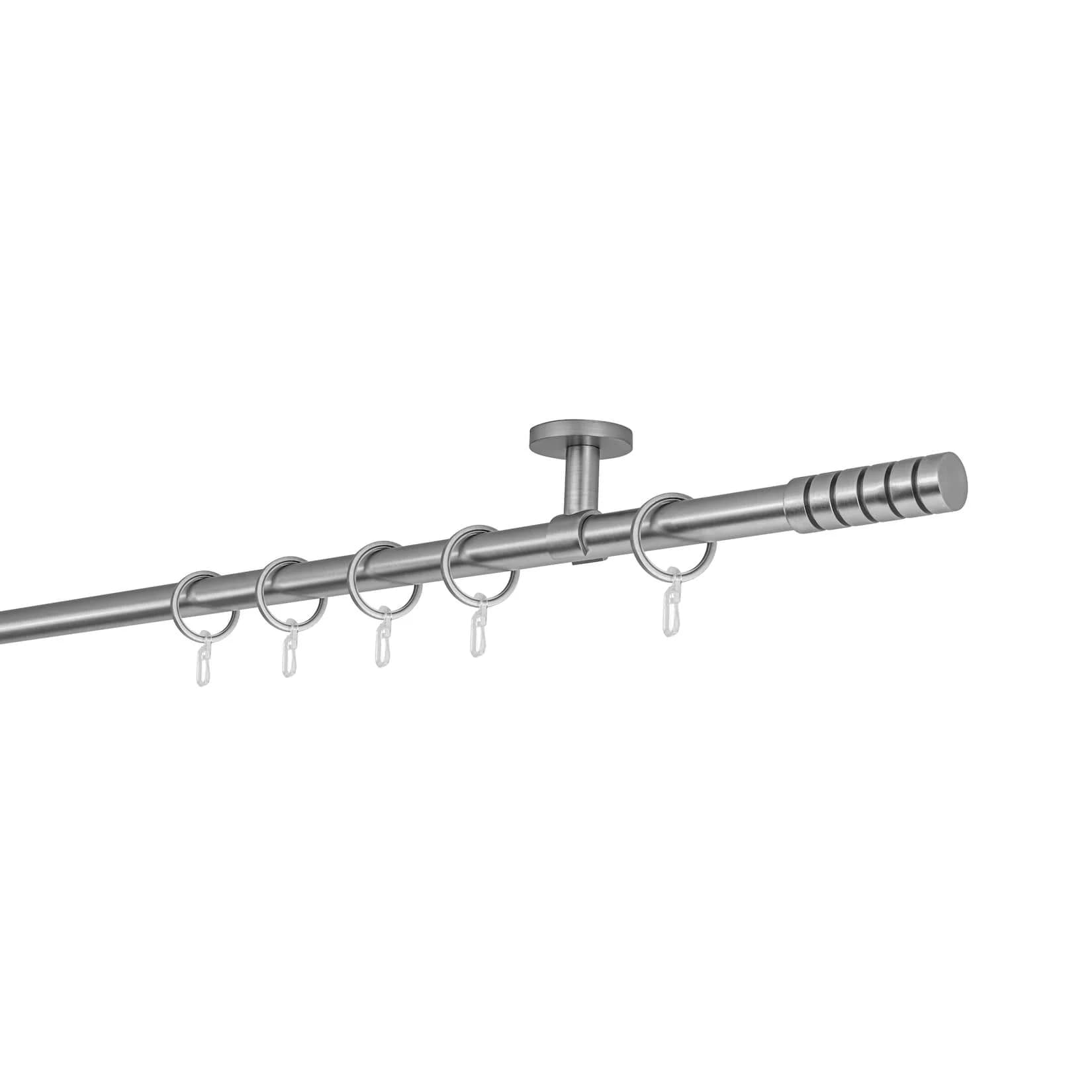 ONDECO Deckenträger classic 210 cm Edelstahl-Optik