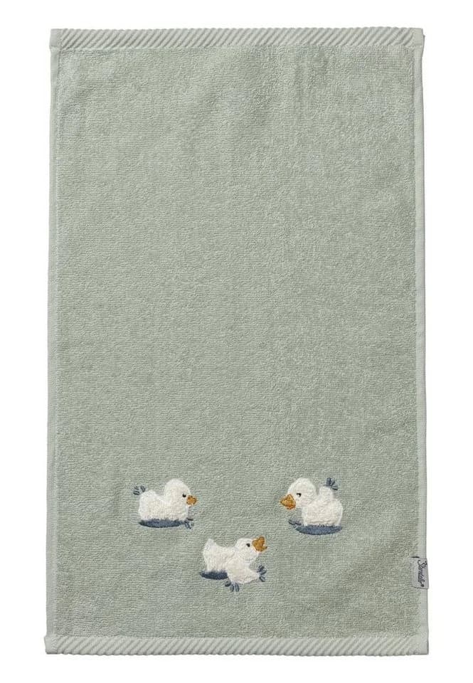Sterntaler Kinderhandtuch 2er-Pack Ente Edda Frottee Baumwolle