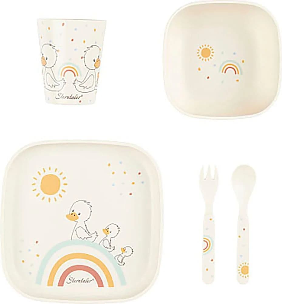 Kindergeschirr-Set STERNTALER "Edda" Kinder 5-tlg. Beige Polypropylen