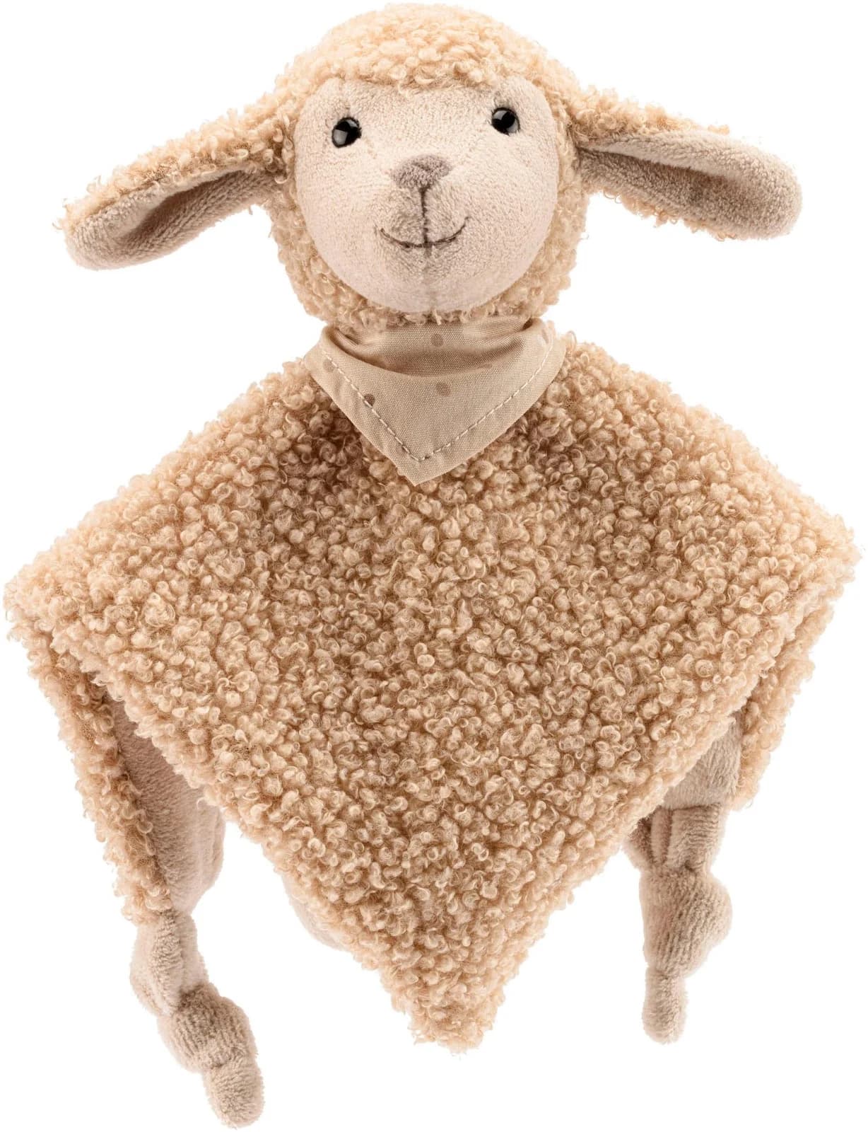 Sterntaler® Schmusetuch Schaf Flocke S Beige Polycotton