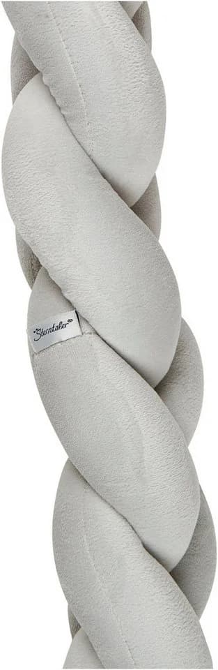 Sterntaler® Wickeltischumrandung Nestchenschlange Softvelour Graublau