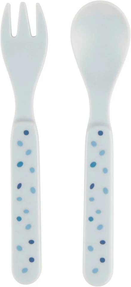 Kindergeschirr-Set STERNTALER Dino Rexi Kinder 5-tlg. Graublau Polypropylen Motiv