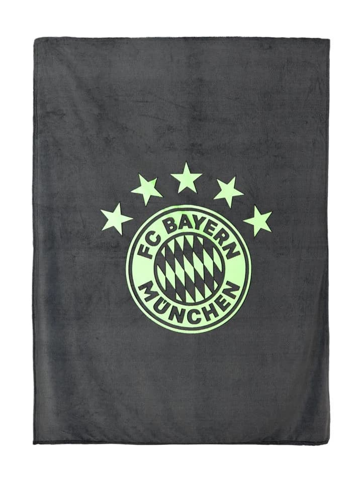 FC Bayern München Kuschelfleecedecke Glow in the Dark, Polyester