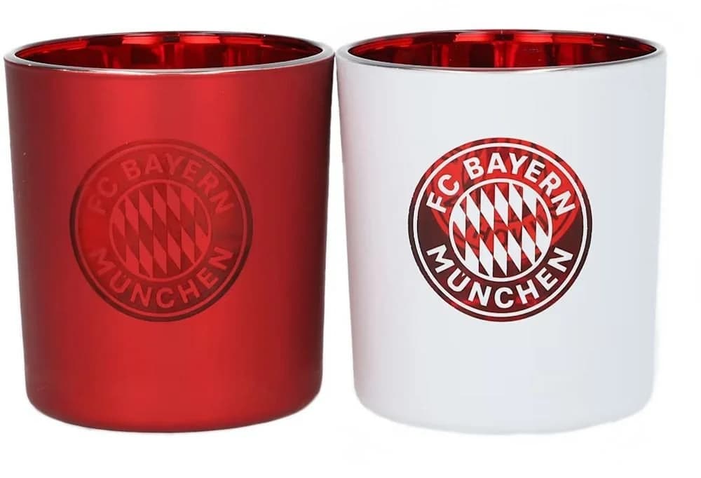 FC Bayern München Windlicht 2er-Set Rot