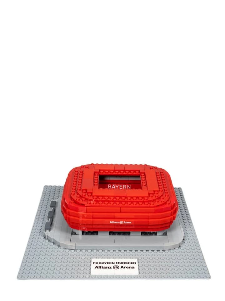 FC Bayern München Klemmbausteine Arena Kinder Bauspielzeug Rot
