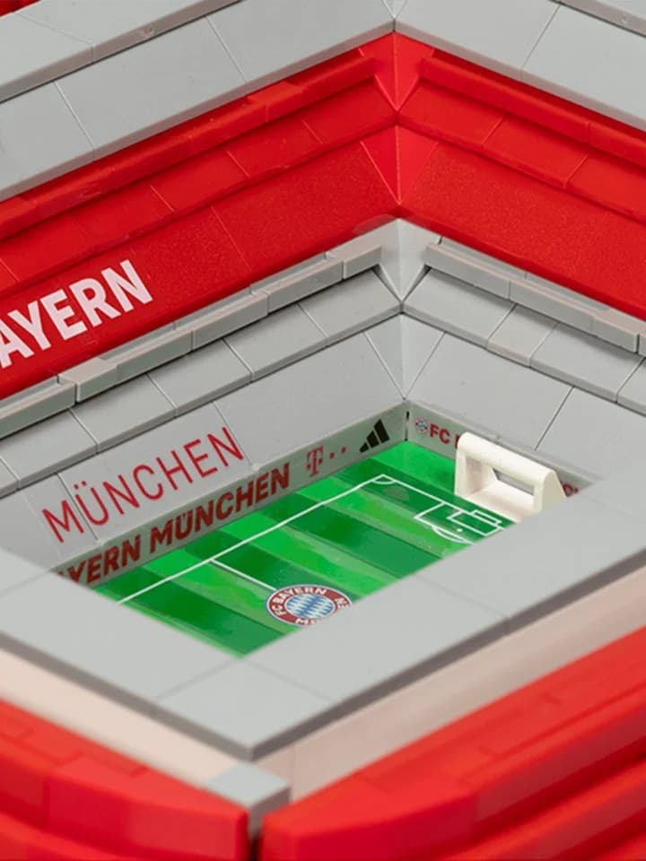 FC Bayern München Klemmbausteine Arena groß Bauspielzeug
