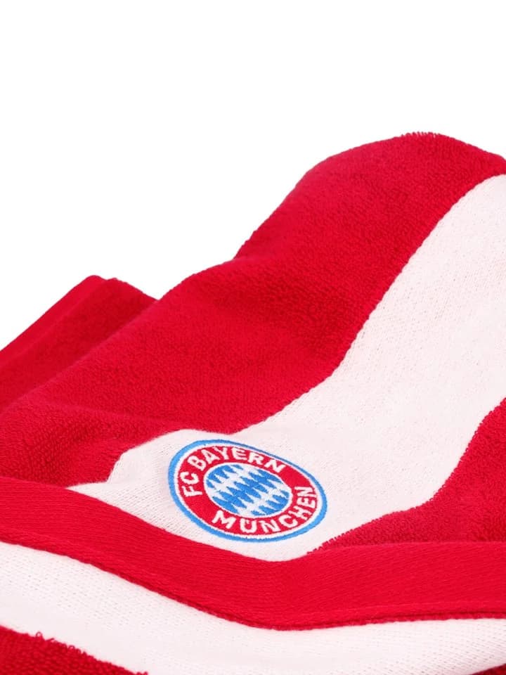 FC Bayern München Badetuch Rot 100x50 cm Baumwolle