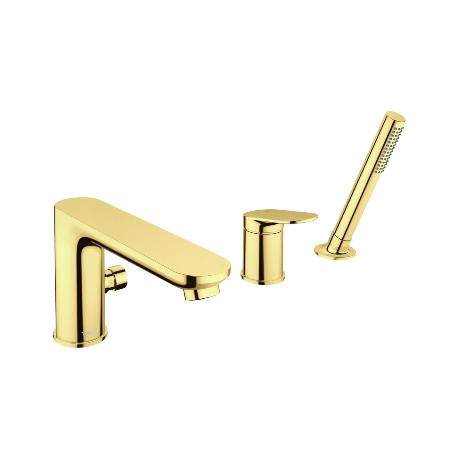 Duravit Wave 3-Loch Wannenarmatur Gold Poliert