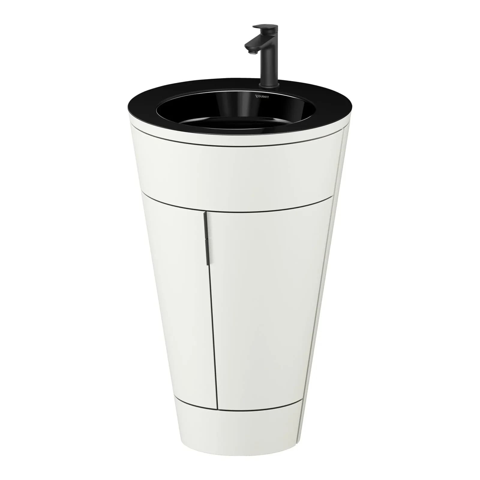 Duravit Starck 1,c-bonded Set S19515OBD390010 Keramik Schwarz Matt Innenbeleuchtung