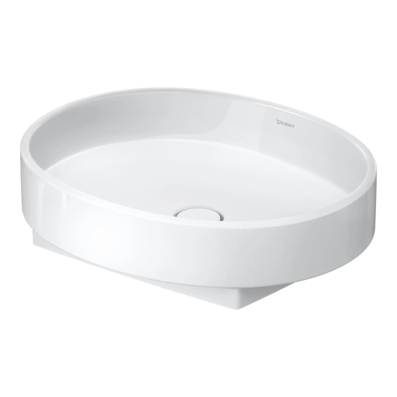 Duravit Balcoon Aufsatz-Waschtisch 55x45cm Weiß Hochglanz