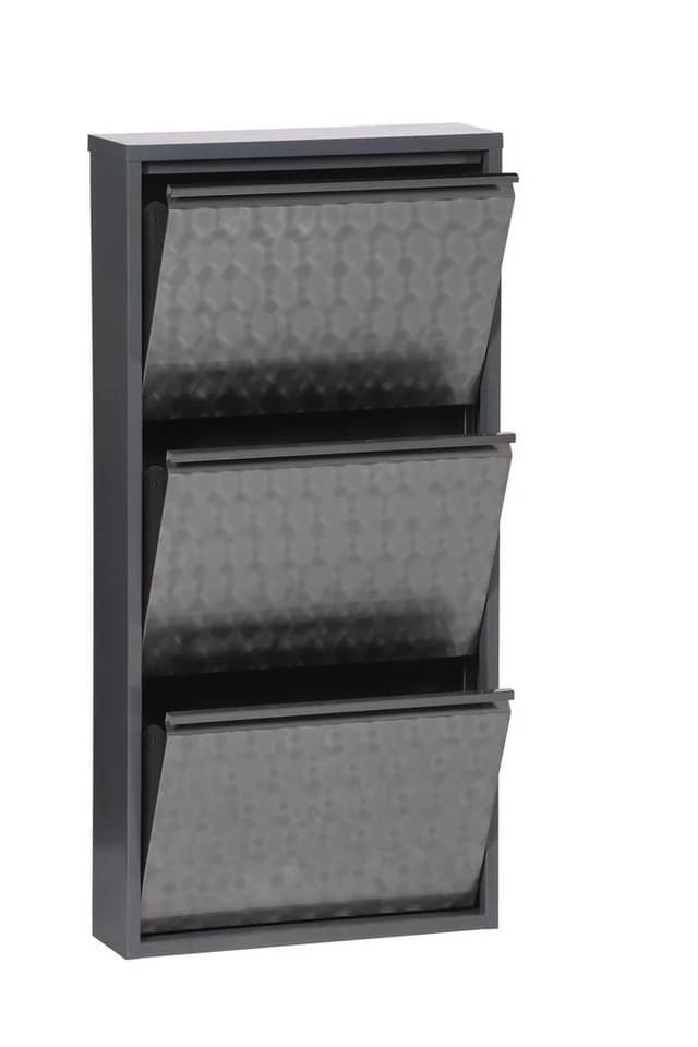 PREISBRECHER Schuhkipper CLIP Metall schwarz-anthrazit