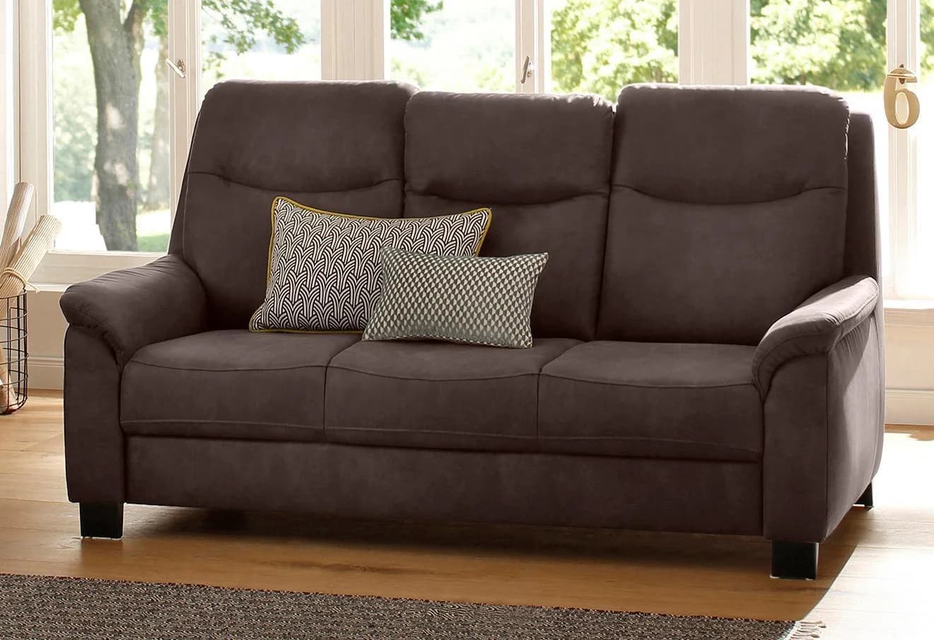 Home Affaire 3-Sitzer Sofa Boccaccio Braun Vintageoptik