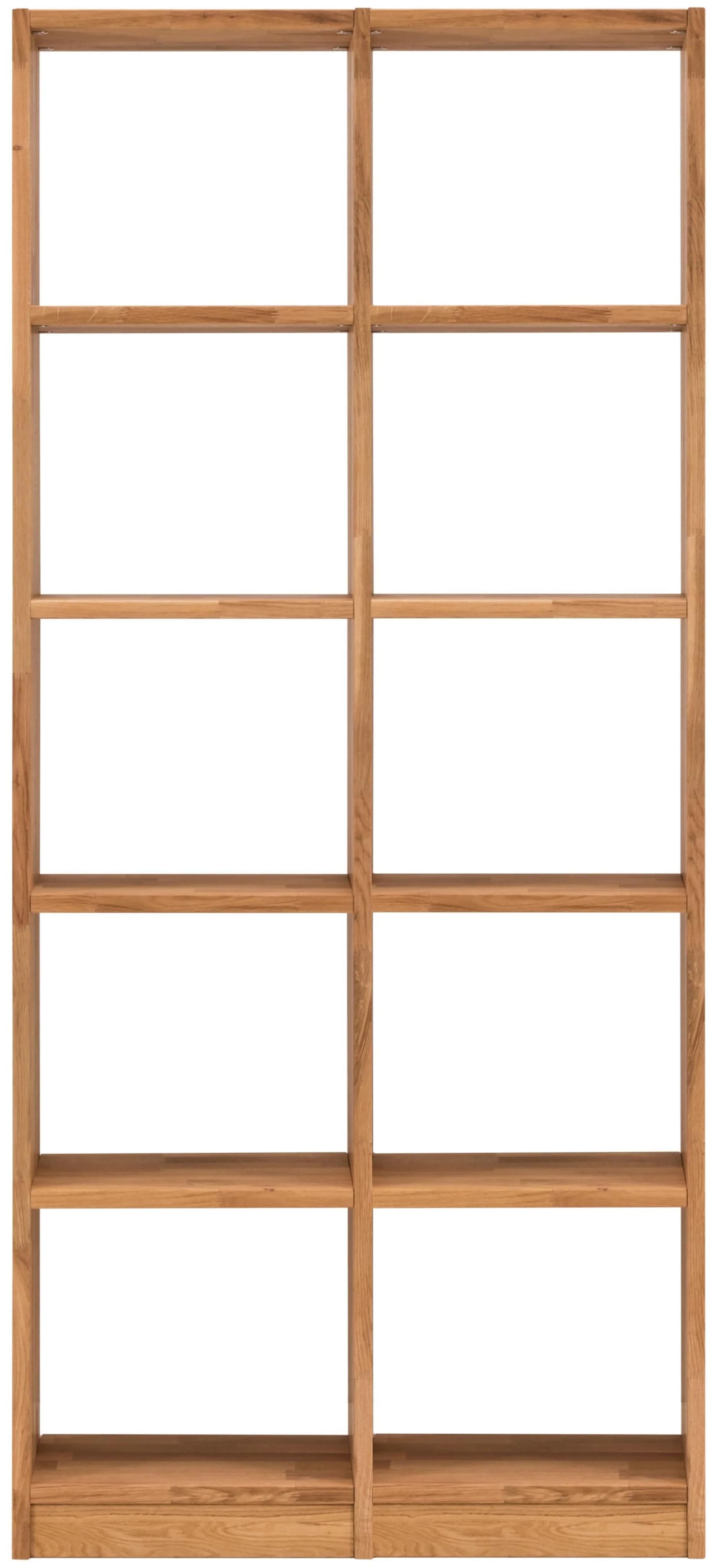 HOME AFFAIRE Regalelement Ecko Wildeiche Beige 10 Fächer