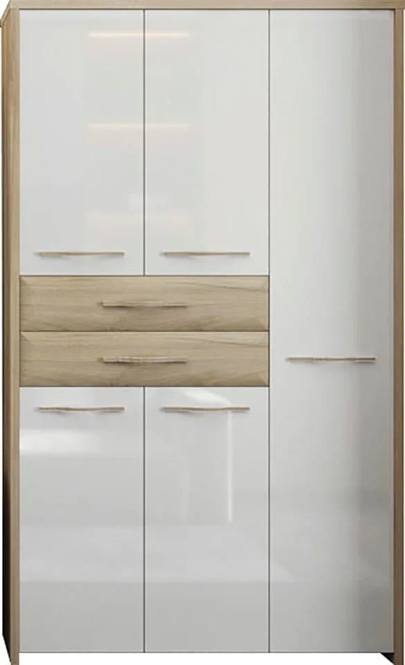 OTTO HOME Garderobenschrank Gala Beige Hochglanz Soft-Close