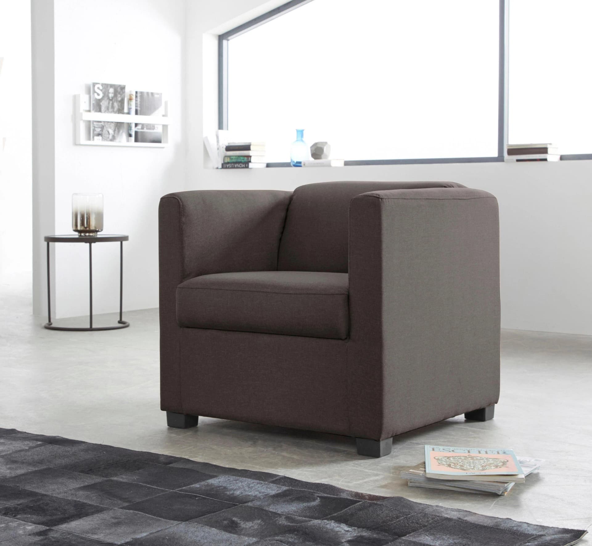 Home Affaire Sessel Bob Grau Moderner Loungesessel