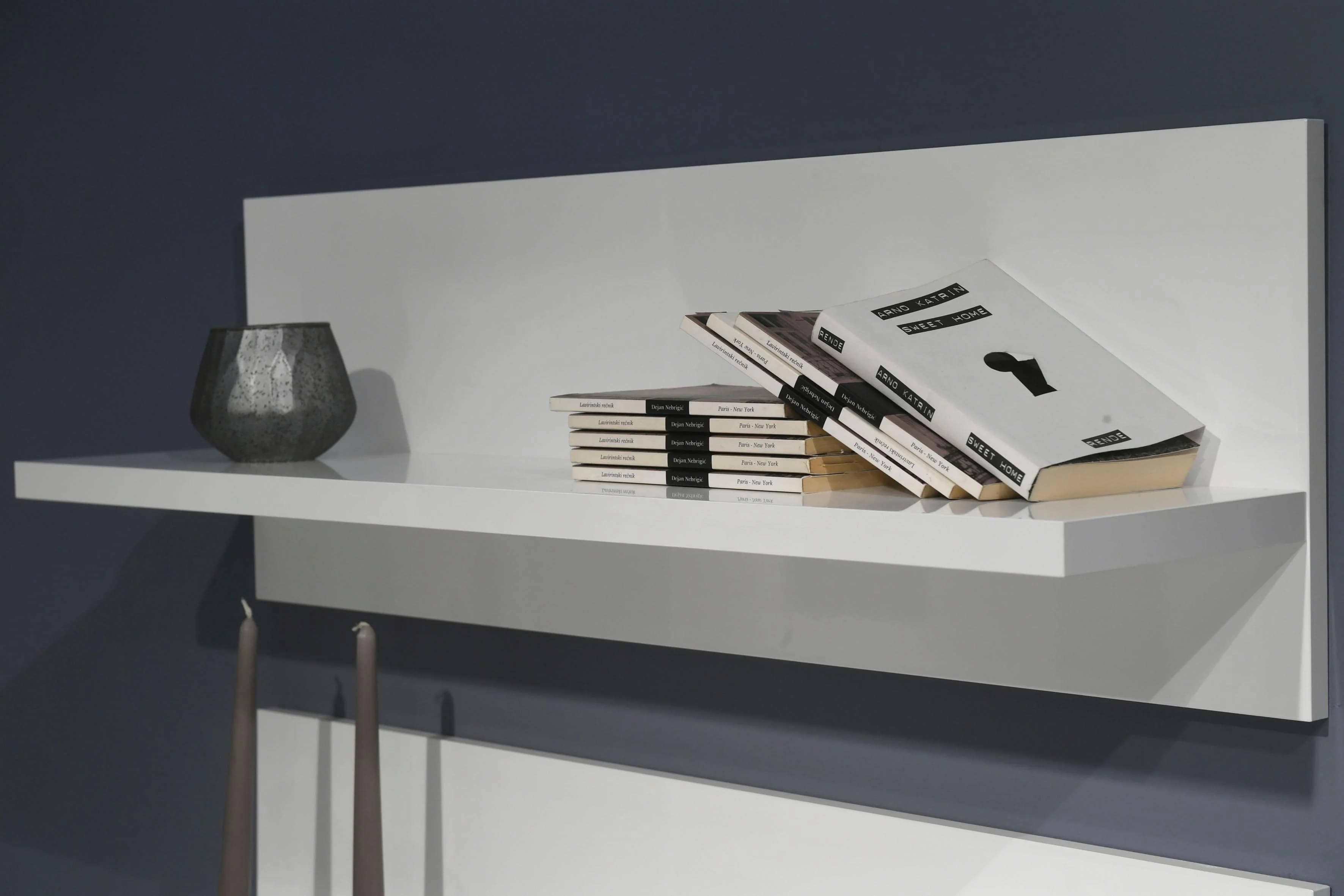 OTTO HOME Wandboard Weiß Hochglanz Holzwerkstoff Regal