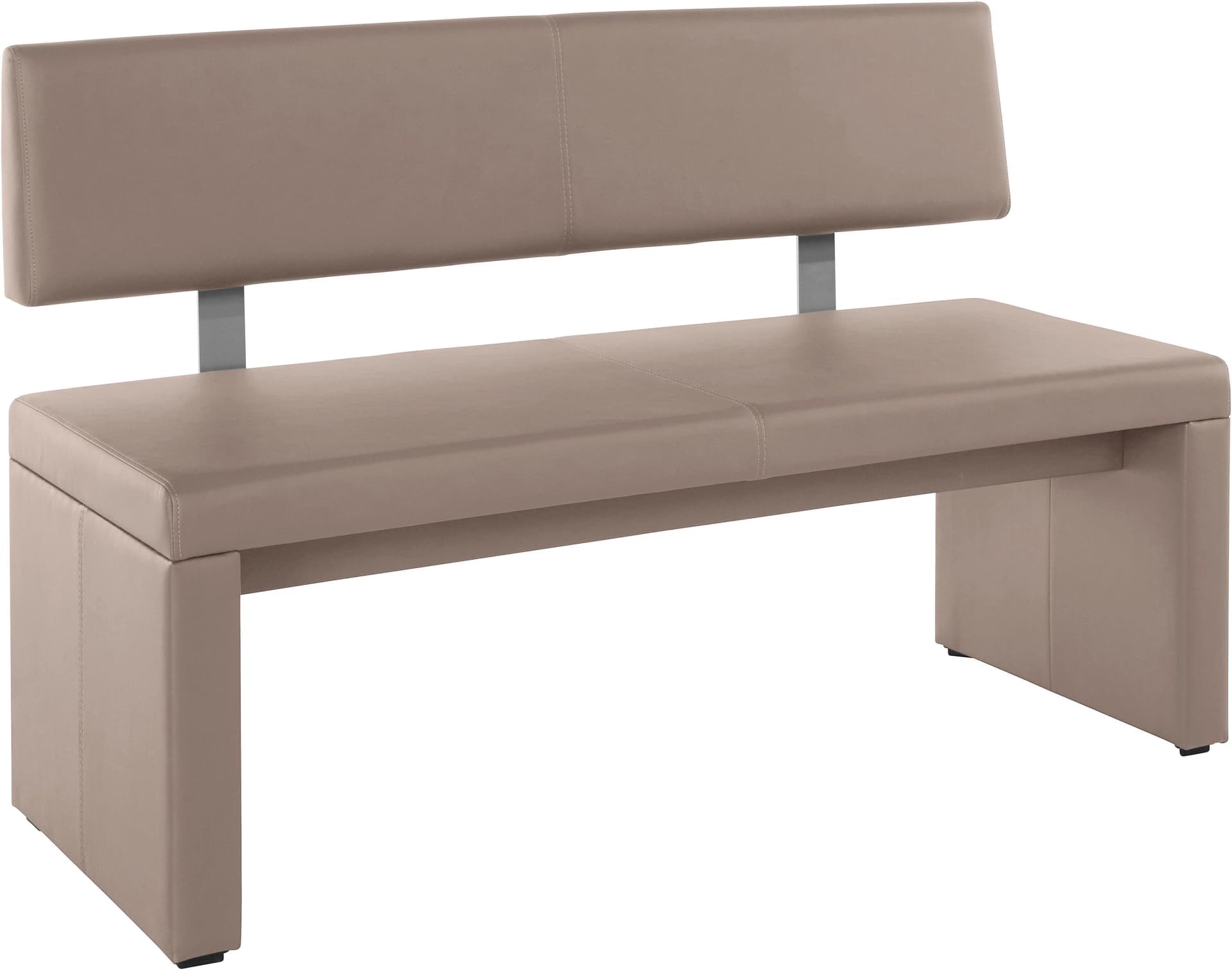 OTTO HOME Sitzbank Charissa Braun Kunstleder mit Lehne
