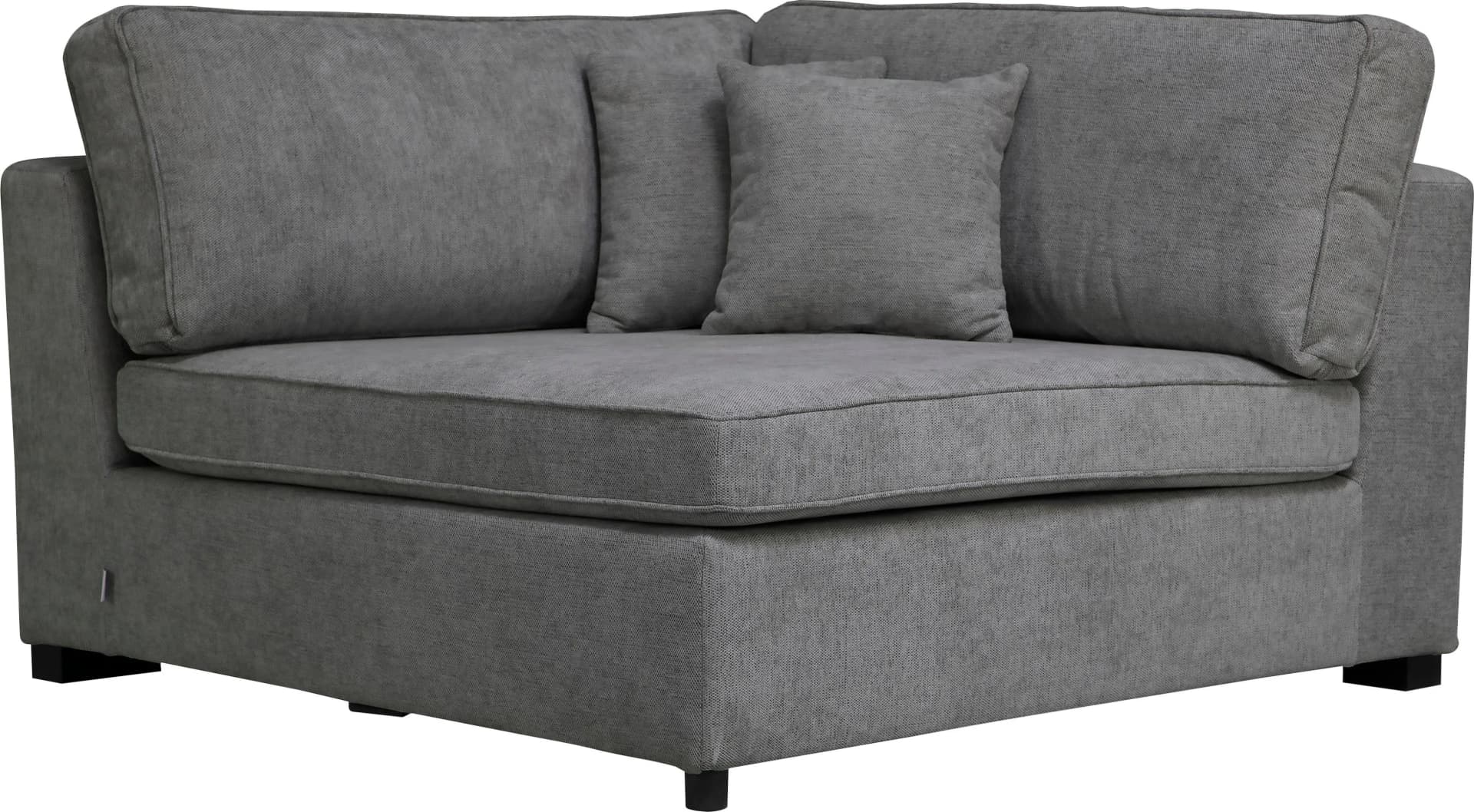 Home Affaire Skara XXL Eckelement Sofa Grau 100% Polyester