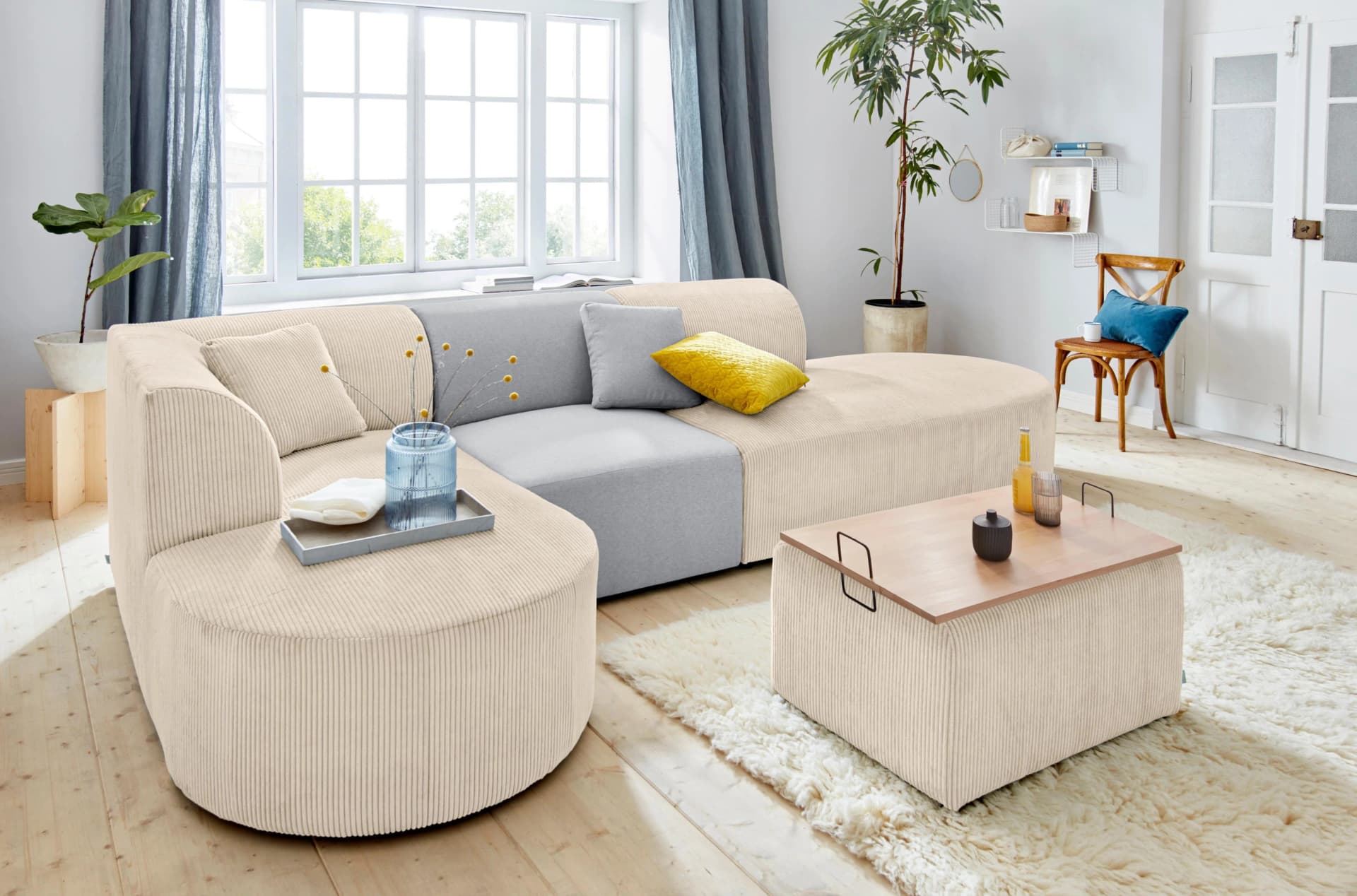 Sofa-Eckelement OTTO HOME Alesund Beige Cord