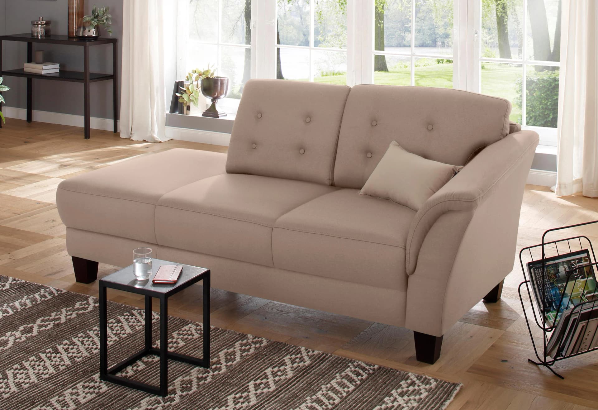 Home Affaire Recamiere Trondheim Braun Microfaser Freistehend