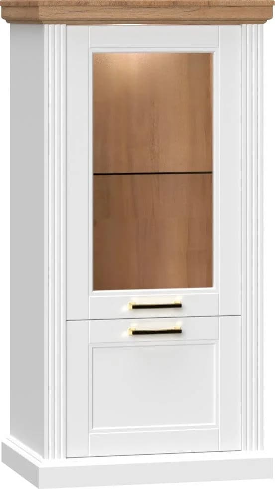 OTTO HOME Vitrine Tara Weiß Matt Soft-Close
