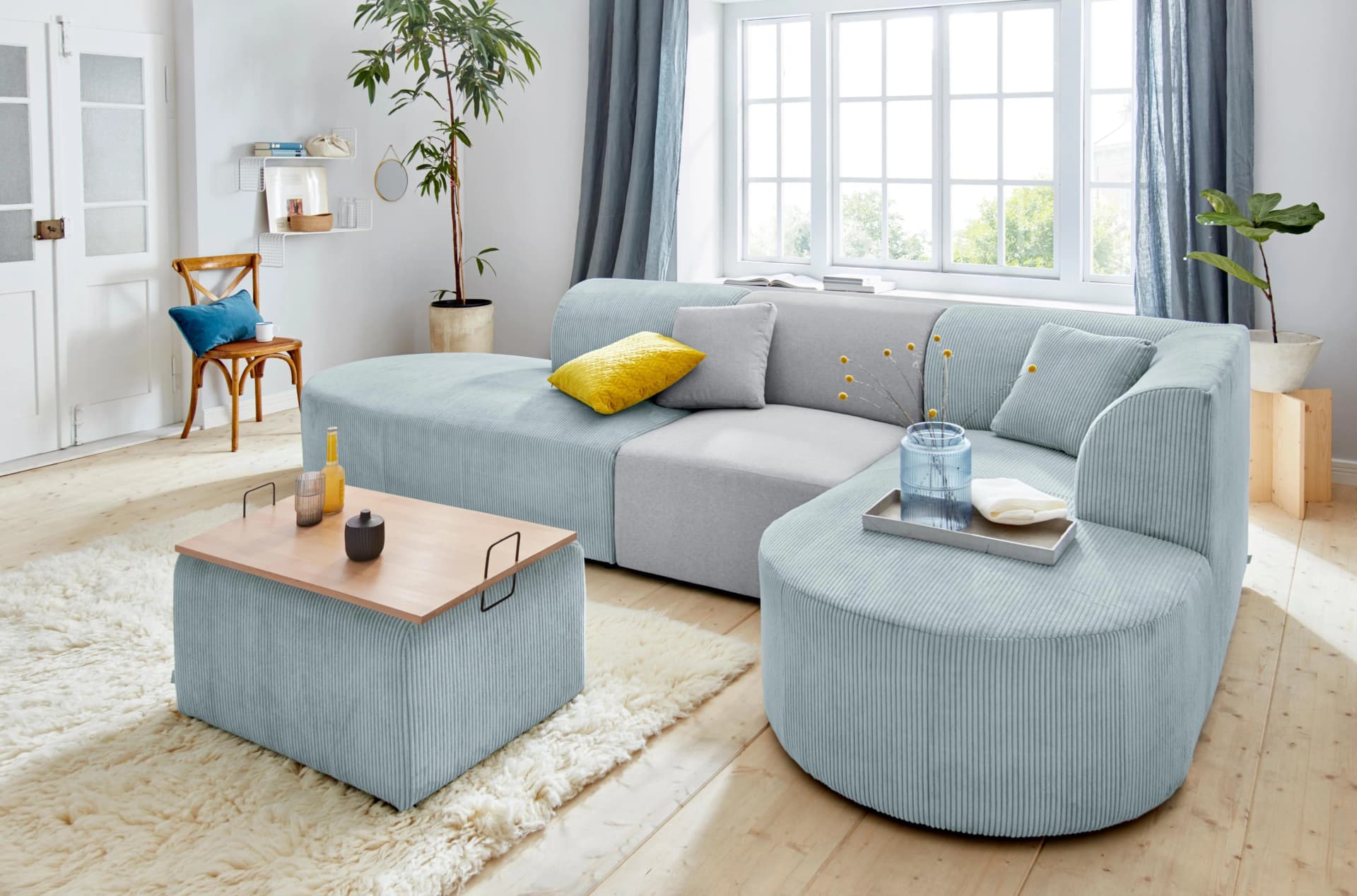OTTO HOME Sofa-Eckelement Alesund Petrol Cord