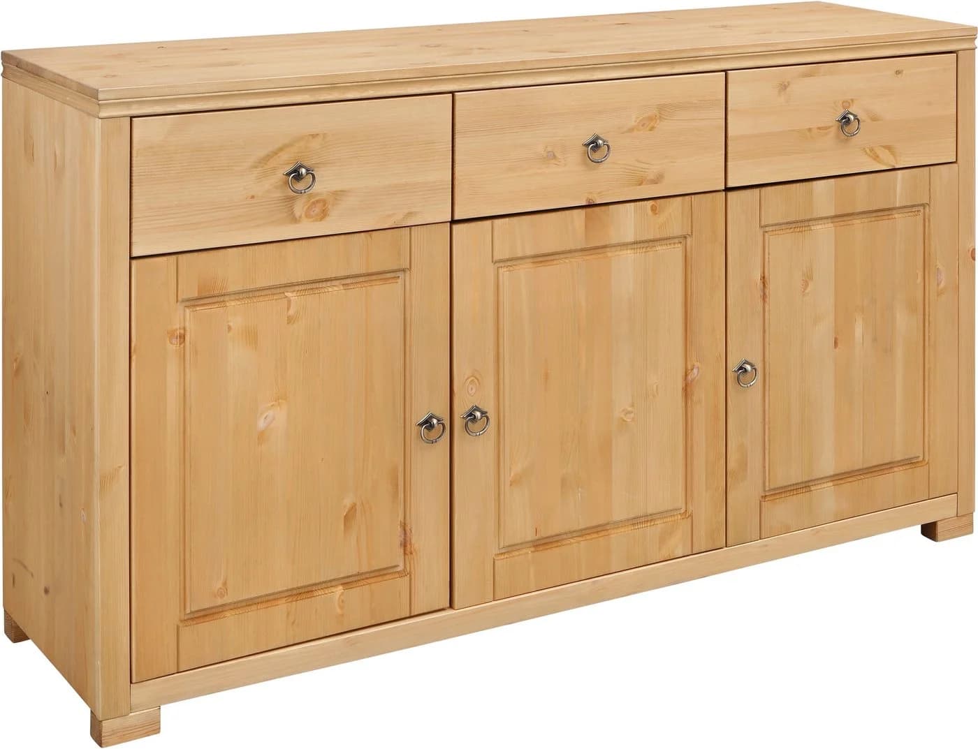 OTTO HOME Sideboard Gotland Beige Massivholz Landhausstil