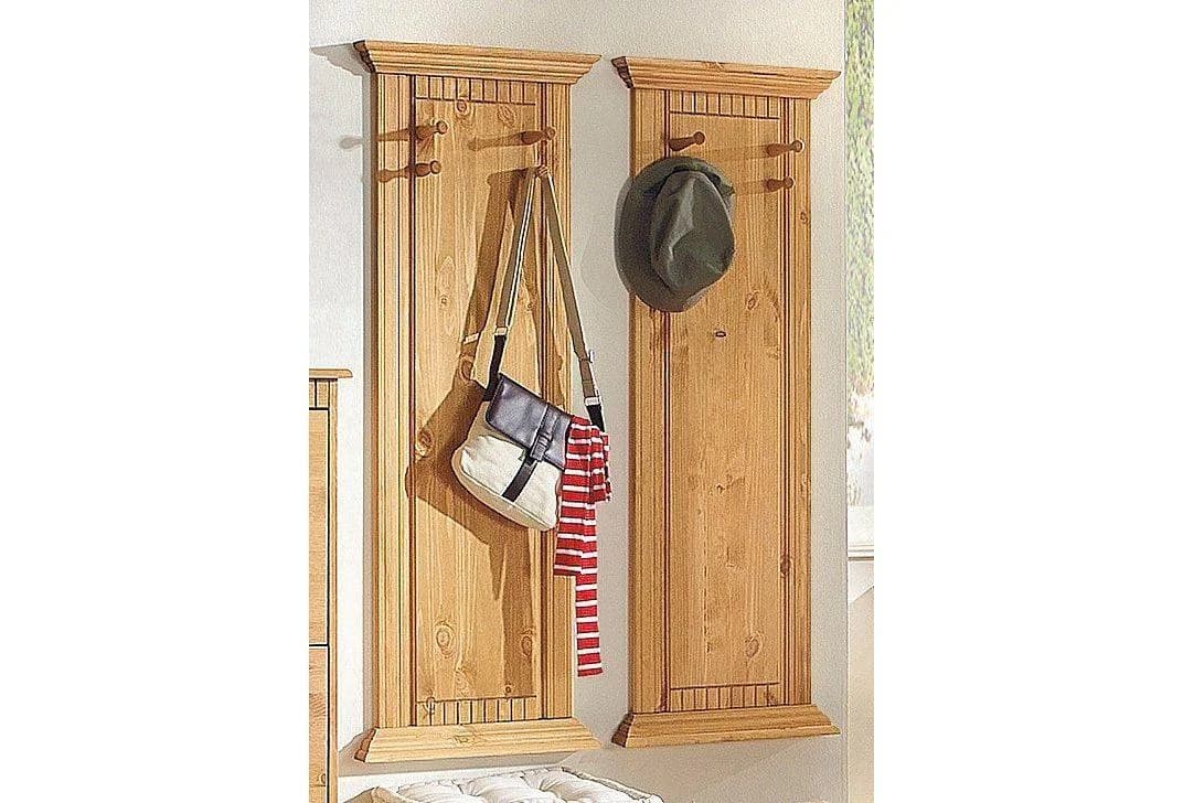 OTTO HOME Garderobenpaneel Rustic Natur Massivkiefer 2 Stück